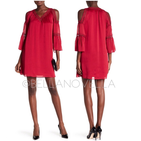 Ruby Red Color Dress